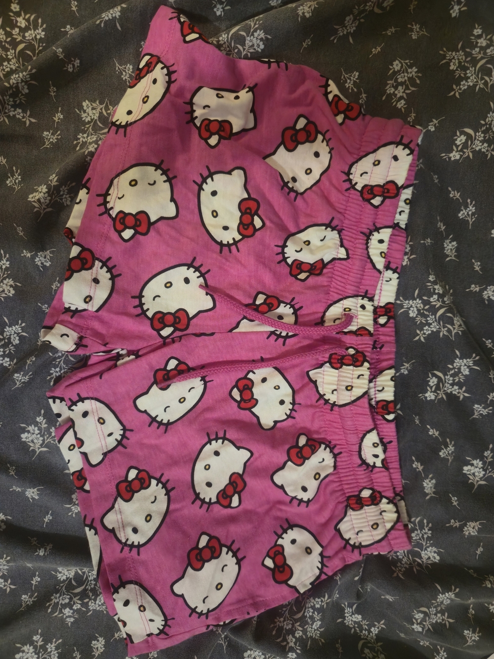 Sanrio Hello Kitty Pink Athletic Lounge Shorts